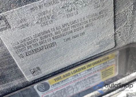 2010 Chevrolet Malibu Lt из США, поврежденный, VIN 1G1ZC5EB5AF220201